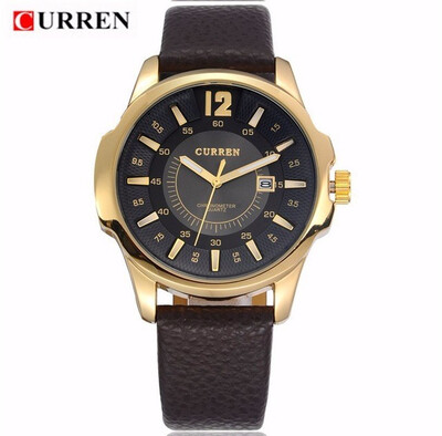 CURREN new fashion casual quartz watch men large dial waterproof chronograph releather wrist watch relojes free shipping 8123 
CURREN new fashion casual quartz watch men large dial waterproof chronograph releather wrist watch relojes free shipping 8123