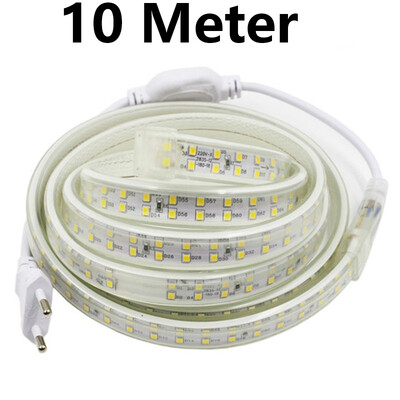 AC 220V double row led light Led Strip 2835 180LedsM IP67 Waterproof With EU Power Adapter Flexible LED Tape Ribbon 1M 2M 3M 5M
AC 220V double row led light Led Strip 2835 180LedsM IP67 Waterproof With EU Power Adapter Flexible LED Tape Ribbon 1M 2M 3M 5M