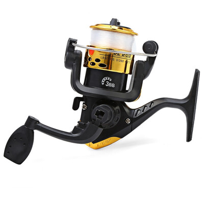 JM200 Electroplating Fishing Reels 3 Ball Bearings 521 with Fishing Line Spindle type Bring fish line Electroplating fishing whe
JM200 Electroplating Fishing Reels 3 Ball Bearings 521 with Fishing Line Spindle type Bring fish line Electroplating fishing whe