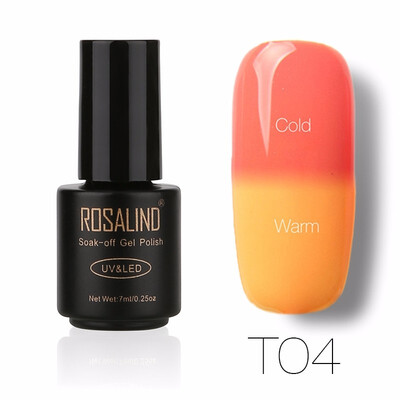 ROSALIND Gel 1S 7ML Temperature changing Chameleon Gel Nail Polish Top Base Coat Needed poly gel Semi Permanent primer for nails
ROSALIND Gel 1S 7ML Temperature changing Chameleon Gel Nail Polish Top Base Coat Needed poly gel Semi Permanent primer for nails
