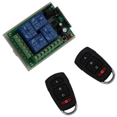 MITI Горячая продажа DC 12V 4CH дистанционного управления реле Выключатель 2 трансивер с 1 приемник дистанционного 200M Беспроводной
MITI Горячая продажа DC 12V 4CH дистанционного управления реле Выключатель 2 трансивер с 1 приемник дистанционного 200M Беспроводной