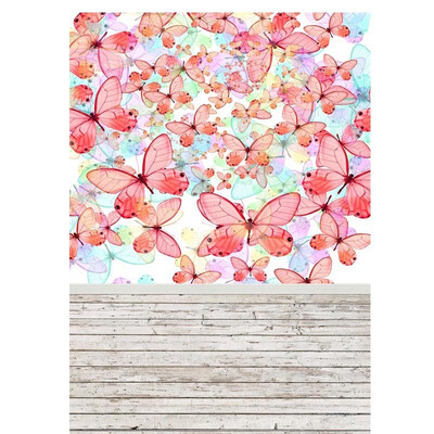 Butterflies Curtains Photo Backdrop 57FT Vinyl Fabric Cloth Digital Printing Photo Background s-1041
Butterflies Curtains Photo Backdrop 57FT Vinyl Fabric Cloth Digital Printing Photo Background s-1041