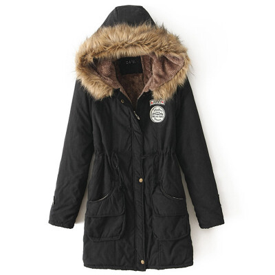 Thick cotton-padded JacketWinter new arrival fur collar hooded coat womens cotton-padded coat large size
Thick cotton-padded JacketWinter new arrival fur collar hooded coat womens cotton-padded coat large size