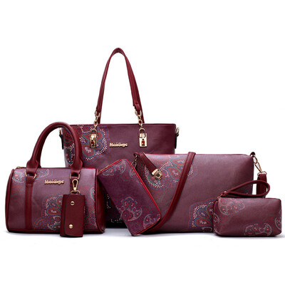 New National Style Printed Mother Bag Five Sets Of Diagonal Shoulder Handbag Tide Bag
New National Style Printed Mother Bag Five Sets Of Diagonal Shoulder Handbag Tide Bag