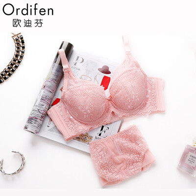 Ou Difen Lady Bra Sexy Lace Side V Gathering 34 Thin Cup Adjust Widening Underwear Bra XB5308 Pink Rose 80B
Ou Difen Lady Bra Sexy Lace Side V Gathering 34 Thin Cup Adjust Widening Underwear Bra XB5308 Pink Rose 80B