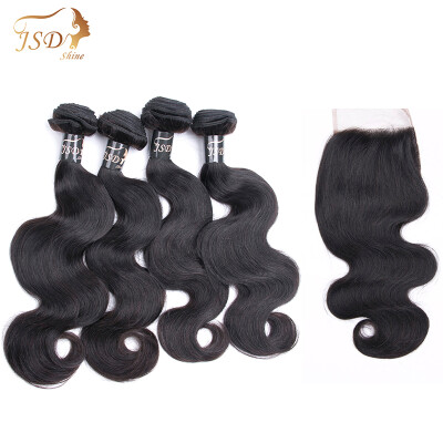 JSDshine Malaysian Virgin Hair Bundles with Closure Body Wave with Closure Human Hair with Closure Free Part Natural Color
JSDshine Malaysian Virgin Hair Bundles with Closure Body Wave with Closure Human Hair with Closure Free Part Natural Color