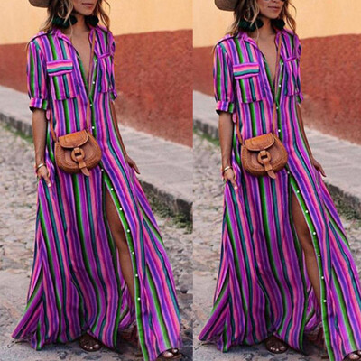 Women Boho Floral Maxi Long Dress Summer Evening Party Beach Sundress Plus Sizes
Women Boho Floral Maxi Long Dress Summer Evening Party Beach Sundress Plus Sizes