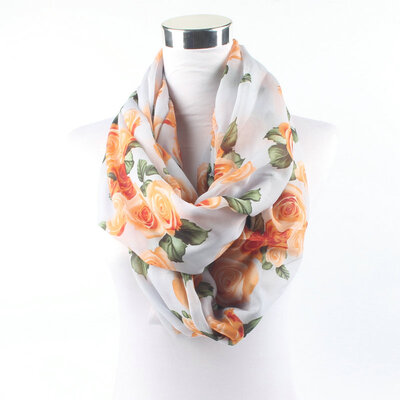 Guttavalli Women Fashion Rose Flowers Ring Chiffon Shawl Summer Female Chevron Skinny Loop Scarf Bohemia Leaf Infinity Scarves
Guttavalli Women Fashion Rose Flowers Ring Chiffon Shawl Summer Female Chevron Skinny Loop Scarf Bohemia Leaf Infinity Scarves