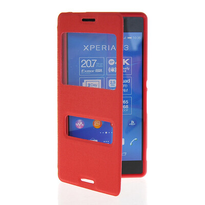 MOONCASE Window View Design Slim Leather Side Flip Hard board Bracket Back Case Cover for Sony Xperia Z3
MOONCASE Window View Design Slim Leather Side Flip Hard board Bracket Back Case Cover for Sony Xperia Z3