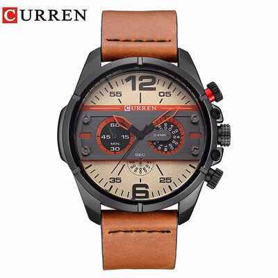 CURREN 2017Men Watch Luxury Brand Army Military Watch Men Leather Sport Watches Quartz Waterproof Wristwatch relogio mascul 8259
CURREN 2017Men Watch Luxury Brand Army Military Watch Men Leather Sport Watches Quartz Waterproof Wristwatch relogio mascul 8259