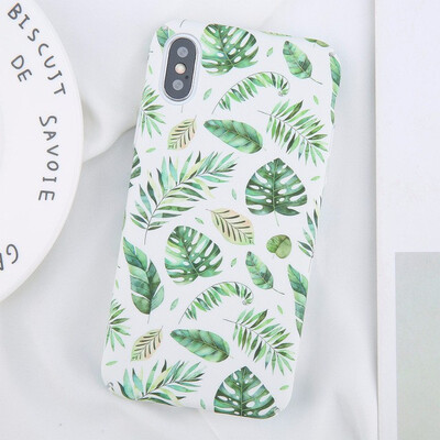Green Leaf Print Phone Case For iPhone 8 7 6 6S Plus X Colorful Flower Leaves Pattern Cases Hard PC
Green Leaf Print Phone Case For iPhone 8 7 6 6S Plus X Colorful Flower Leaves Pattern Cases Hard PC