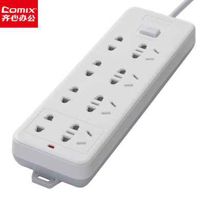 Coix Comix 8 large hole pitch total control 5 meters new national standard switch socket plug power strip wiring board row plug tow board PC-8251
Coix Comix 8 large hole pitch total control 5 meters new national standard switch socket plug power strip wiring board row plug tow board PC-8251