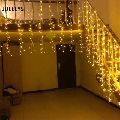 JULELYS 10 x 15M 480 Bulbs LED Curtain Wedding Lights Hotel Outdoor Christmas Garland Window Lights Decoration For Holiday
JULELYS 10 x 15M 480 Bulbs LED Curtain Wedding Lights Hotel Outdoor Christmas Garland Window Lights Decoration For Holiday