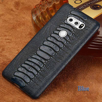 Genuine Leather Phone Case For LG V30 Case Ostrich Foot Texture For LG G3 G4 Back Cover
Genuine Leather Phone Case For LG V30 Case Ostrich Foot Texture For LG G3 G4 Back Cover