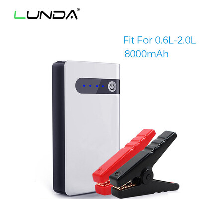 LUNDA Jump Starter 8000mAh 12V Car jump starter Portable Power Bank mini Emergency booster Car Battery Car Charger To 20L Car
LUNDA Jump Starter 8000mAh 12V Car jump starter Portable Power Bank mini Emergency booster Car Battery Car Charger To 20L Car