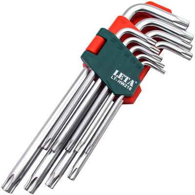 LeTA LETA Hexagonal Torx Wrench Tool Set 9 Piece Set Professional grade Rice Star Shaft Screwdriver Metric Hexagonal Wrench Hexagon Wrench LT-HW218
LeTA LETA Hexagonal Torx Wrench Tool Set 9 Piece Set Professional grade Rice Star Shaft Screwdriver Metric Hexagonal Wrench Hexagon Wrench LT-HW218
