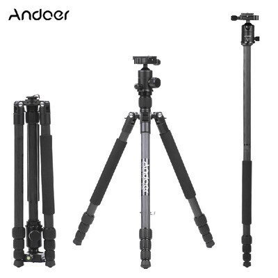 Andoer TP 666C Professional Carbon Fiber Tripod Kit 4 Sections Camera Tripod with AD 10 Ball Head Max Height 163cm Load Capacity
Andoer TP 666C Professional Carbon Fiber Tripod Kit 4 Sections Camera Tripod with AD 10 Ball Head Max Height 163cm Load Capacity