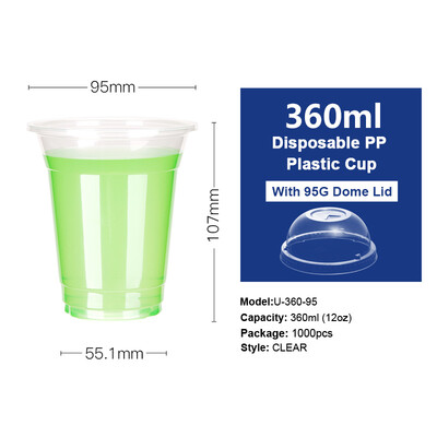 Free Shipping 12oz-22oz Clear Plastic PP Cups with Dome & Flat Lids for Juice Tea Iced Coffee Bubble Boba Smoothie 1000pcs
Free Shipping 12oz-22oz Clear Plastic PP Cups with Dome & Flat Lids for Juice Tea Iced Coffee Bubble Boba Smoothie 1000pcs