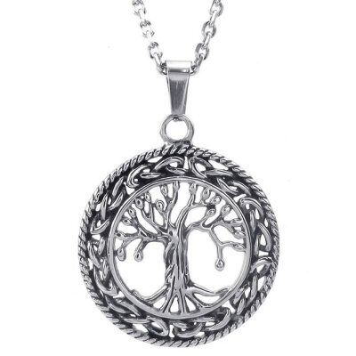 Hpolw Celtic Knot Life Tree Pendant Stainless Steel 316L Jewelry Claddagh Style Fashion Women Biker hollow Pendant,24 inch Chain
Hpolw Celtic Knot Life Tree Pendant Stainless Steel 316L Jewelry Claddagh Style Fashion Women Biker hollow Pendant,24 inch Chain