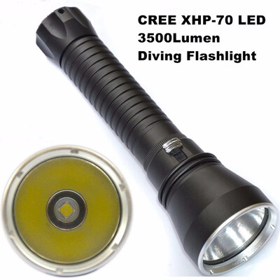 CREE XHP70 Flashlight LED 3500LM Diving Flashlight Tactical 26650 Torch Underwater 100M Waterproof
CREE XHP70 Flashlight LED 3500LM Diving Flashlight Tactical 26650 Torch Underwater 100M Waterproof
