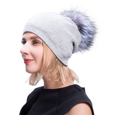 MsMinShu Cashmere Hats For Women Pompom Beanies Fur Hat Female Warm Caps With Real Raccoon Fur Pompom Bobble Hat Adult
MsMinShu Cashmere Hats For Women Pompom Beanies Fur Hat Female Warm Caps With Real Raccoon Fur Pompom Bobble Hat Adult