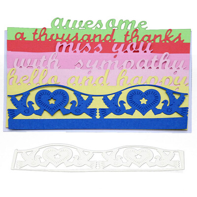 Cutting Dies Artifact Tool DIY Scrapbooking Decorative Embossing Folder Suit Paper Cards Die Cutting Template
Cutting Dies Artifact Tool DIY Scrapbooking Decorative Embossing Folder Suit Paper Cards Die Cutting Template