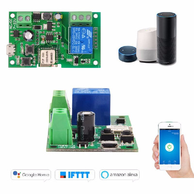 eWeLink DC5V 12V 24V 32V Wifi Switch Wireless Relay Module Smart Home Automation Modules Phone APP Remote Control Timer Switch Alex
eWeLink DC5V 12V 24V 32V Wifi Switch Wireless Relay Module Smart Home Automation Modules Phone APP Remote Control Timer Switch Alex