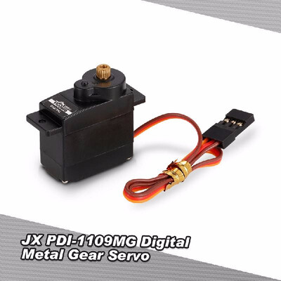 JX PDI-1109MG 48V-6V High-Voltage 010sec60° 25kg Digital Metal Gear Mini Servo Aluminums Case for 118 RC Car
JX PDI-1109MG 48V-6V High-Voltage 010sec60° 25kg Digital Metal Gear Mini Servo Aluminums Case for 118 RC Car
