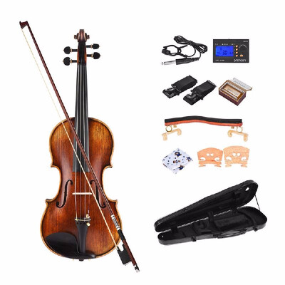 Professional Ammoon Pro Master Maestro Antonio Stradivari 1716 Style Handmade Antique 44 Full Size Violin Fiddle Kit with Carbon
Professional Ammoon Pro Master Maestro Antonio Stradivari 1716 Style Handmade Antique 44 Full Size Violin Fiddle Kit with Carbon
