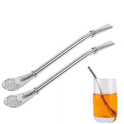 2 In 1 Stainless Steel straw Reusable coffee spoon Drinking Straw Tea Juice Stirring Spoon tea strainers kitchen accessories
2 In 1 Stainless Steel straw Reusable coffee spoon Drinking Straw Tea Juice Stirring Spoon tea strainers kitchen accessories
