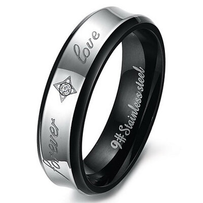 Hpolw MenWomens Stainless Steel Ring Band CZ Black Silver Gold Valentine Wedding Engagement Promise
Hpolw MenWomens Stainless Steel Ring Band CZ Black Silver Gold Valentine Wedding Engagement Promise
