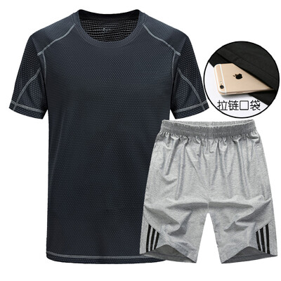 Sports suit men&39s summer short sleeve fitness suit men&39s sports T-shirt fitness suit breathable quick dry men&39s running suit
Sports suit men&39s summer short sleeve fitness suit men&39s sports T-shirt fitness suit breathable quick dry men&39s running suit