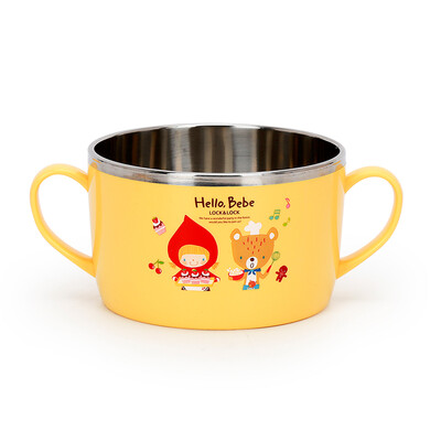 Lock & Lock LOCK&LOCK HelloBeBe Childrens Bowl Imported Stainless Steel Cutlery Cartoon Double Handle Soup Bowl Rice Bowl Baby Bowl 650ml LBB476N
Lock & Lock LOCK&LOCK HelloBeBe Childrens Bowl Imported Stainless Steel Cutlery Cartoon Double Handle Soup Bowl Rice Bowl Baby Bowl 650ml LBB476N