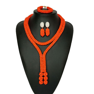 Sky Blue African Beads Jewelry For Wedding Nigerian Bridal Costume Statement Necklace Set Fashion African Jewelry Set For Women
Sky Blue African Beads Jewelry For Wedding Nigerian Bridal Costume Statement Necklace Set Fashion African Jewelry Set For Women