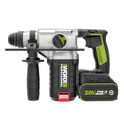 WORX 20V lithium battery large capacity brushless electric hammer WU3884 industrial grade rechargeable electric drill hammer drill impact drill concrete hardware power tools
WORX 20V lithium battery large capacity brushless electric hammer WU3884 industrial grade rechargeable electric drill hammer drill impact drill concrete hardware power tools