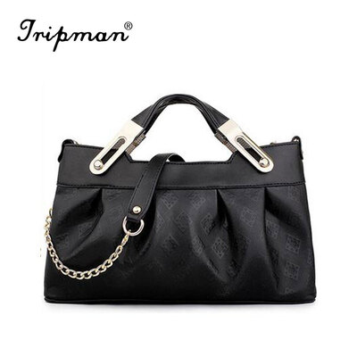 Tripman New 2016 Fashion Women Handbag Pu Leather Shoulder Bags Woman fashion trends bow wave metal Mobile Messenger shoulder bag
Tripman New 2016 Fashion Women Handbag Pu Leather Shoulder Bags Woman fashion trends bow wave metal Mobile Messenger shoulder bag