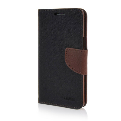 

MOONCASE Cross pattern Leather Wallet Flip Card Slot Pouch Stand Shell Back ЧЕХОЛ ДЛЯ Samsung Galaxy A5 Black