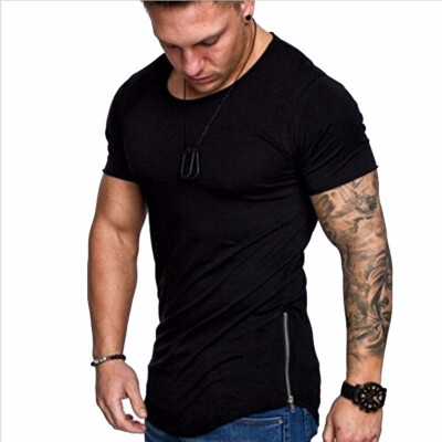 2018 Summer Mens Pure Color T-shirt Round Neck Casual Wear Short Sleeved Slim Fit T-shirt
2018 Summer Mens Pure Color T-shirt Round Neck Casual Wear Short Sleeved Slim Fit T-shirt