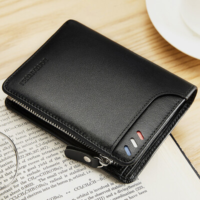 BOSTANTEN mens wallet mens first layer leather casual business short multi-function zipper wallet card package B3182022 black
BOSTANTEN mens wallet mens first layer leather casual business short multi-function zipper wallet card package B3182022 black