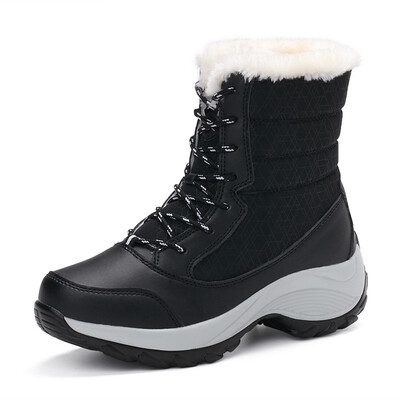 Women boots non-slip waterproof winter ankle snow boots women platform winter shoes with thick fur botas mujer
Women boots non-slip waterproof winter ankle snow boots women platform winter shoes with thick fur botas mujer