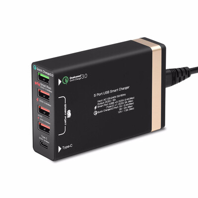 Manufacturers supply Qualcomm 30 charger 5-port usb charger Qualcomm qc30 fast charger
Manufacturers supply Qualcomm 30 charger 5-port usb charger Qualcomm qc30 fast charger