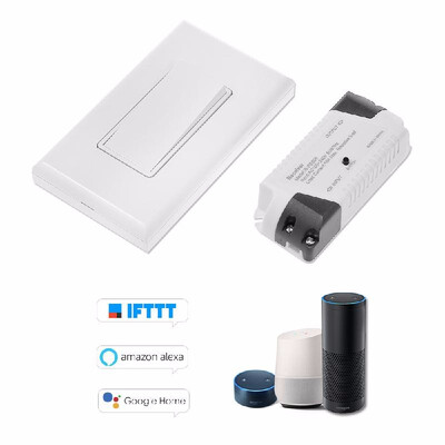 3 Way Wireless WiFi Light Switch Kit RF433 Remote Control Switch Stairway Wall Self-Powered Switch & Receiver Timer Compatible Wit
3 Way Wireless WiFi Light Switch Kit RF433 Remote Control Switch Stairway Wall Self-Powered Switch & Receiver Timer Compatible Wit