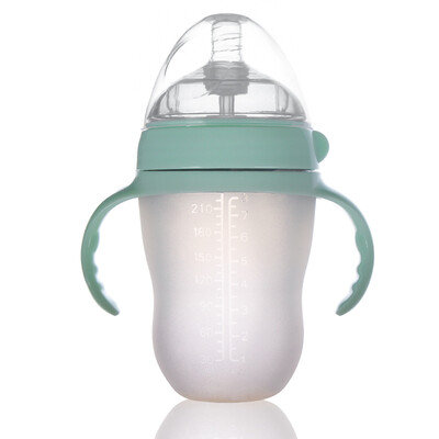 Tianmei Youke TEENUNIX baby silicone bottle newborn wide-bore bottle with handle with straw drop-proof anti-flatulence baby bottle 250 ml morning fog green
Tianmei Youke TEENUNIX baby silicone bottle newborn wide-bore bottle with handle with straw drop-proof anti-flatulence baby bottle 250 ml morning fog green