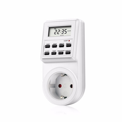 TM03 Digital Timer Plug-in Style Large LCD Display Smart Control Socket Automatically switch 10 different onoff settings in a da
TM03 Digital Timer Plug-in Style Large LCD Display Smart Control Socket Automatically switch 10 different onoff settings in a da