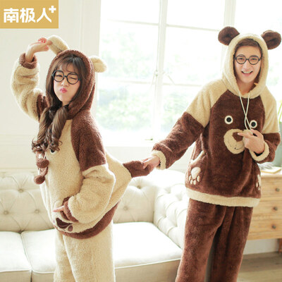 Antarctic couple pajamas female winter head flannel long sleeve cartoon monkey coral fleece home service T-DR8018 male models brown code
Antarctic couple pajamas female winter head flannel long sleeve cartoon monkey coral fleece home service T-DR8018 male models brown code