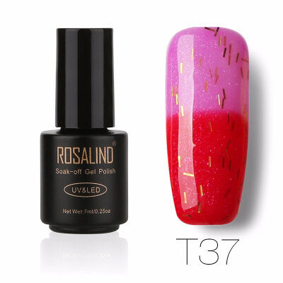 ROSALIND Gel 1S 7ML Changing Temperature Nail Polish UV LED Glitter Manicure Nail Art Semi Permanent Soak Off Gel Lacquer
ROSALIND Gel 1S 7ML Changing Temperature Nail Polish UV LED Glitter Manicure Nail Art Semi Permanent Soak Off Gel Lacquer
