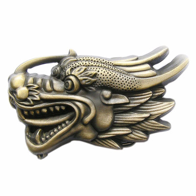 New Vintage Bronze Plated Sculpt Dragon Head Belt Buckle Gurtelschnalle Boucle de ceinture
New Vintage Bronze Plated Sculpt Dragon Head Belt Buckle Gurtelschnalle Boucle de ceinture