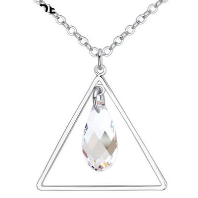 Teardrop Pendant Necklace Original Crystal from Austrian Elements For Women Fashion Triangle Accessories Best Gifts Joyas 25400
Teardrop Pendant Necklace Original Crystal from Austrian Elements For Women Fashion Triangle Accessories Best Gifts Joyas 25400