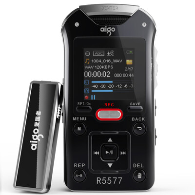 Patriot aigo R5577 recording pen professional 50 meters long distance recording audio recording MP3 player 16G black
Patriot aigo R5577 recording pen professional 50 meters long distance recording audio recording MP3 player 16G black