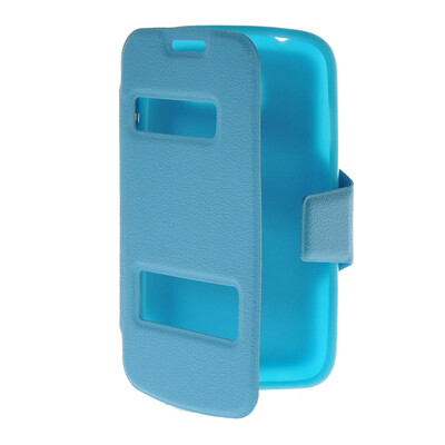 MOONCASE View Window Leather Side Flip Pouch Stand Shell Back ЧЕХОЛ ДЛЯ Samsung Galaxy Star Pro S7260 / S7262 Blue
MOONCASE View Window Leather Side Flip Pouch Stand Shell Back ЧЕХОЛ ДЛЯ Samsung Galaxy Star Pro S7260 / S7262 Blue